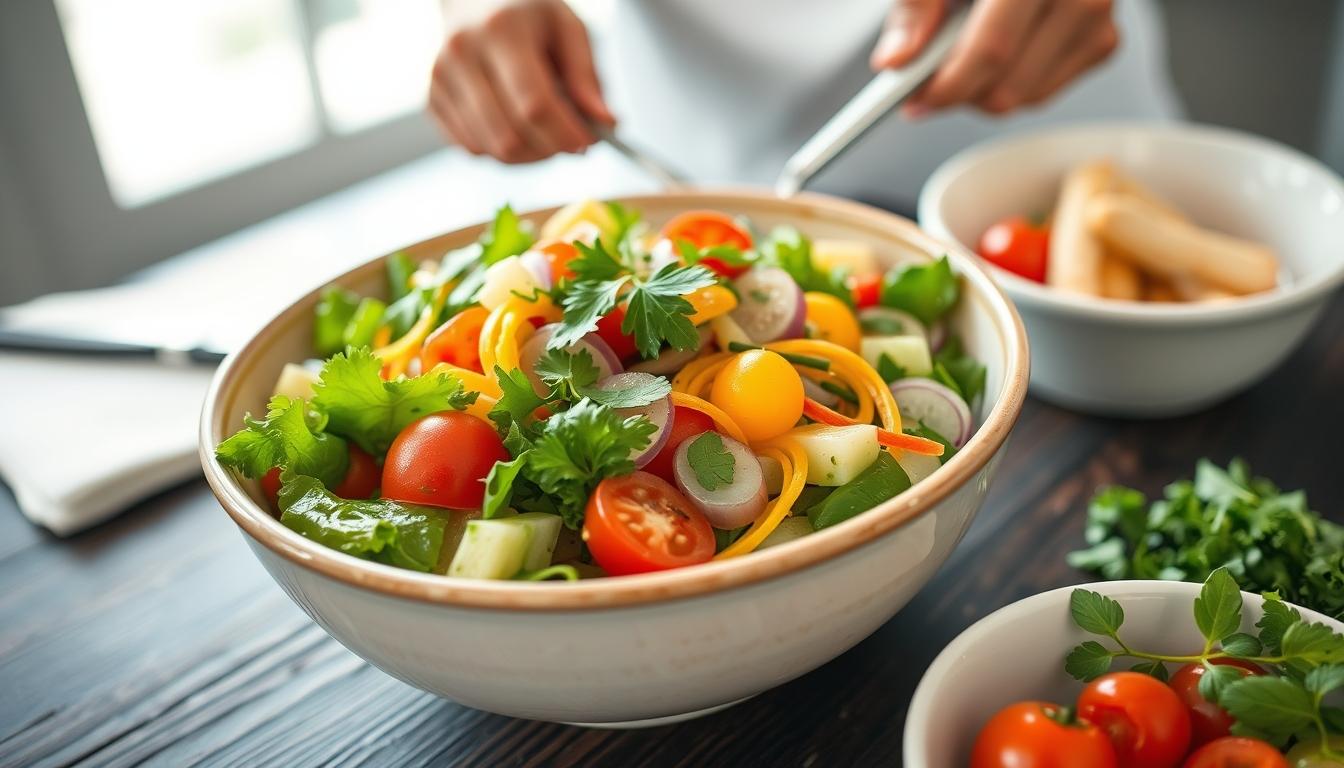 Home cook preparing ingredients in the kitchen